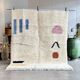 Tapis marocain Berbere de Mrirt  en laine