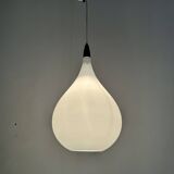 Lampe à Suspension Opaline par Uno et Östen Kristiansson