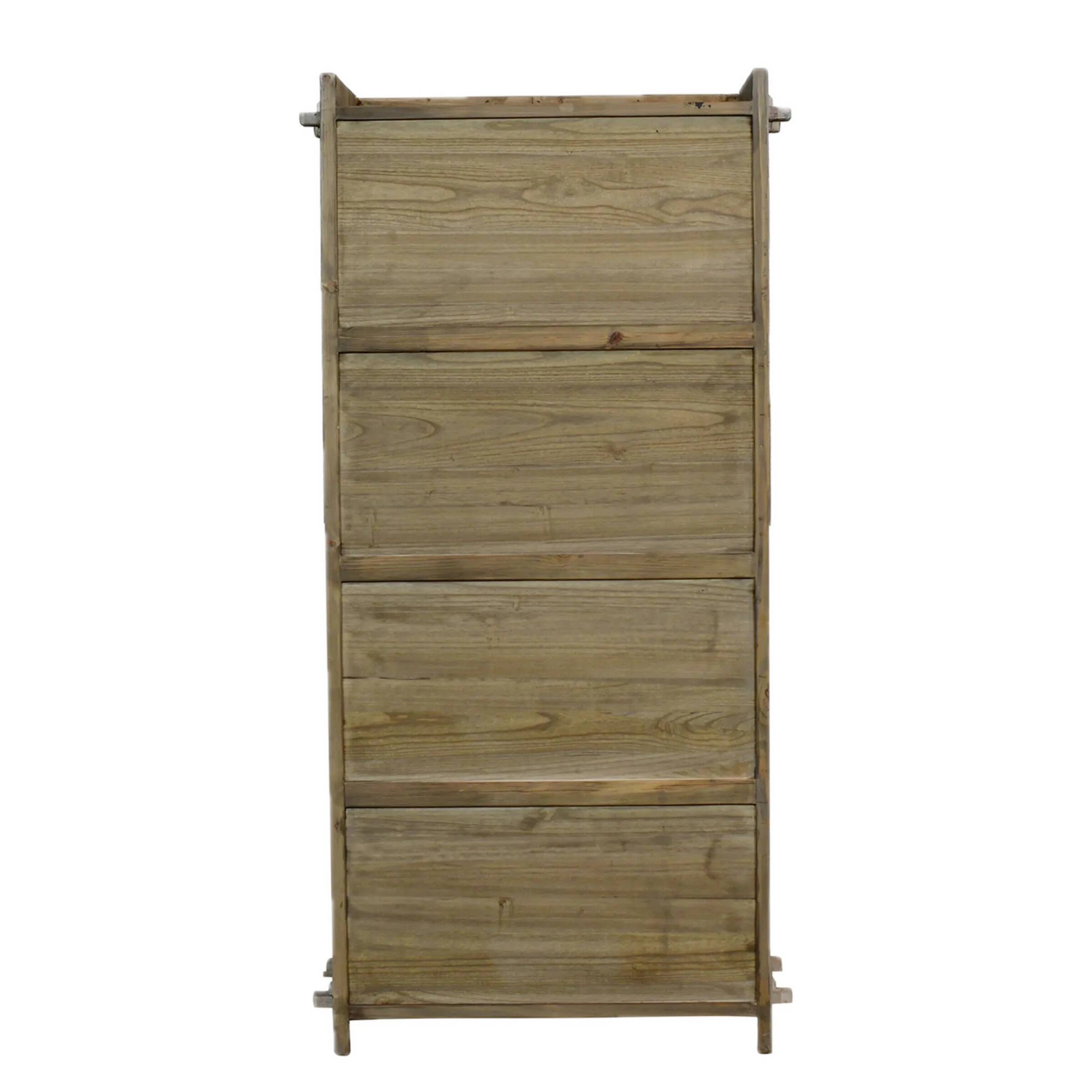 Ankang - Minimalist Chinese wardrobe in recycled pine no. 3
