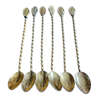 Golden mazagrans spoons