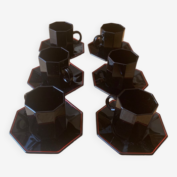Tasses à café géométriques