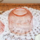Sucrier en verre rose bonbonnière rose boite en verre