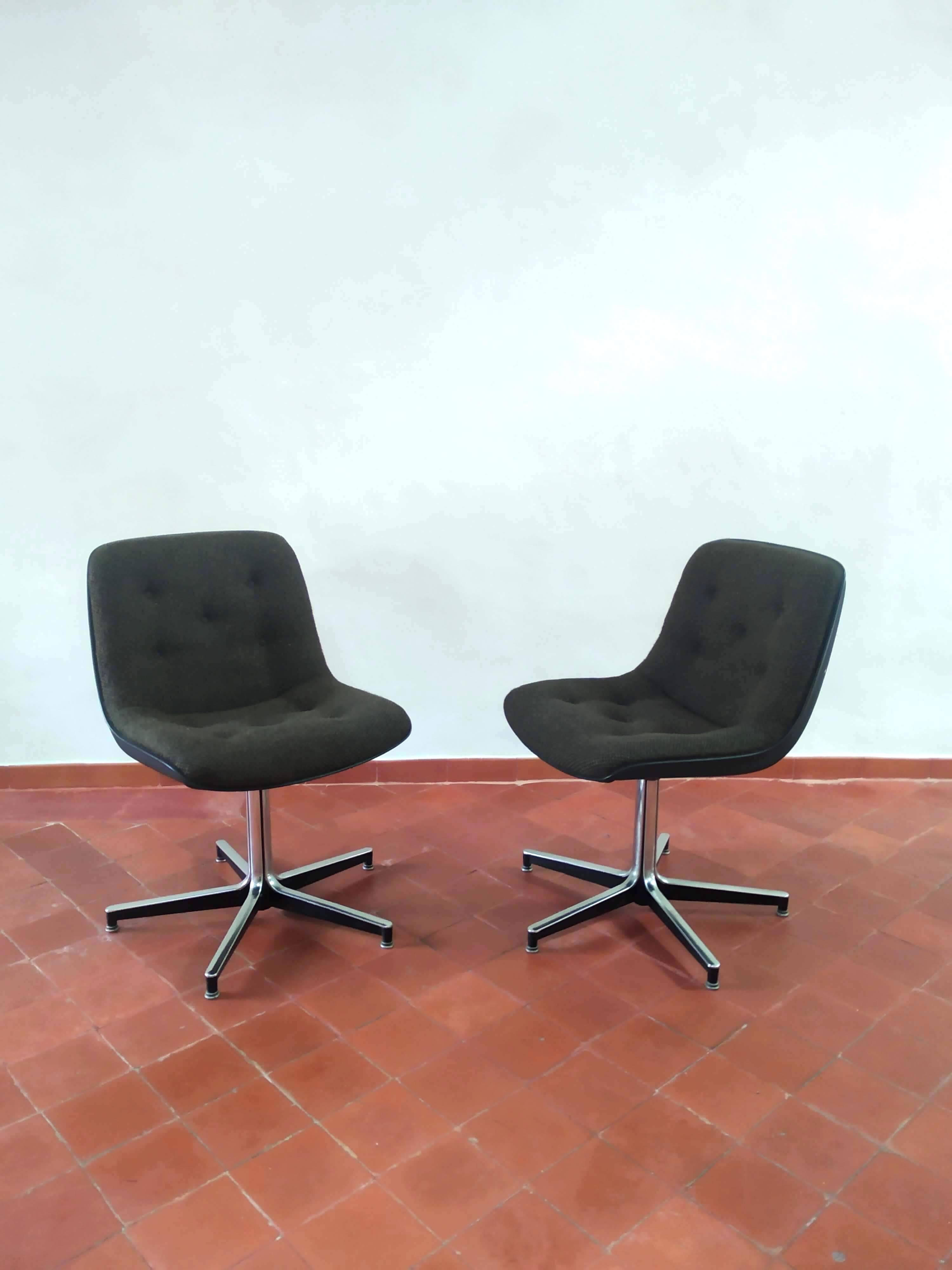 Pair of Vintage Strafor Office Chairs
