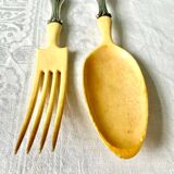19th century salad servers