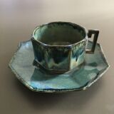 Pair of hexagonal cups