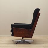 Office leather armchair, Danish design, 1970s, production: Denmark