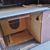 Vintage stereo bar cabinet