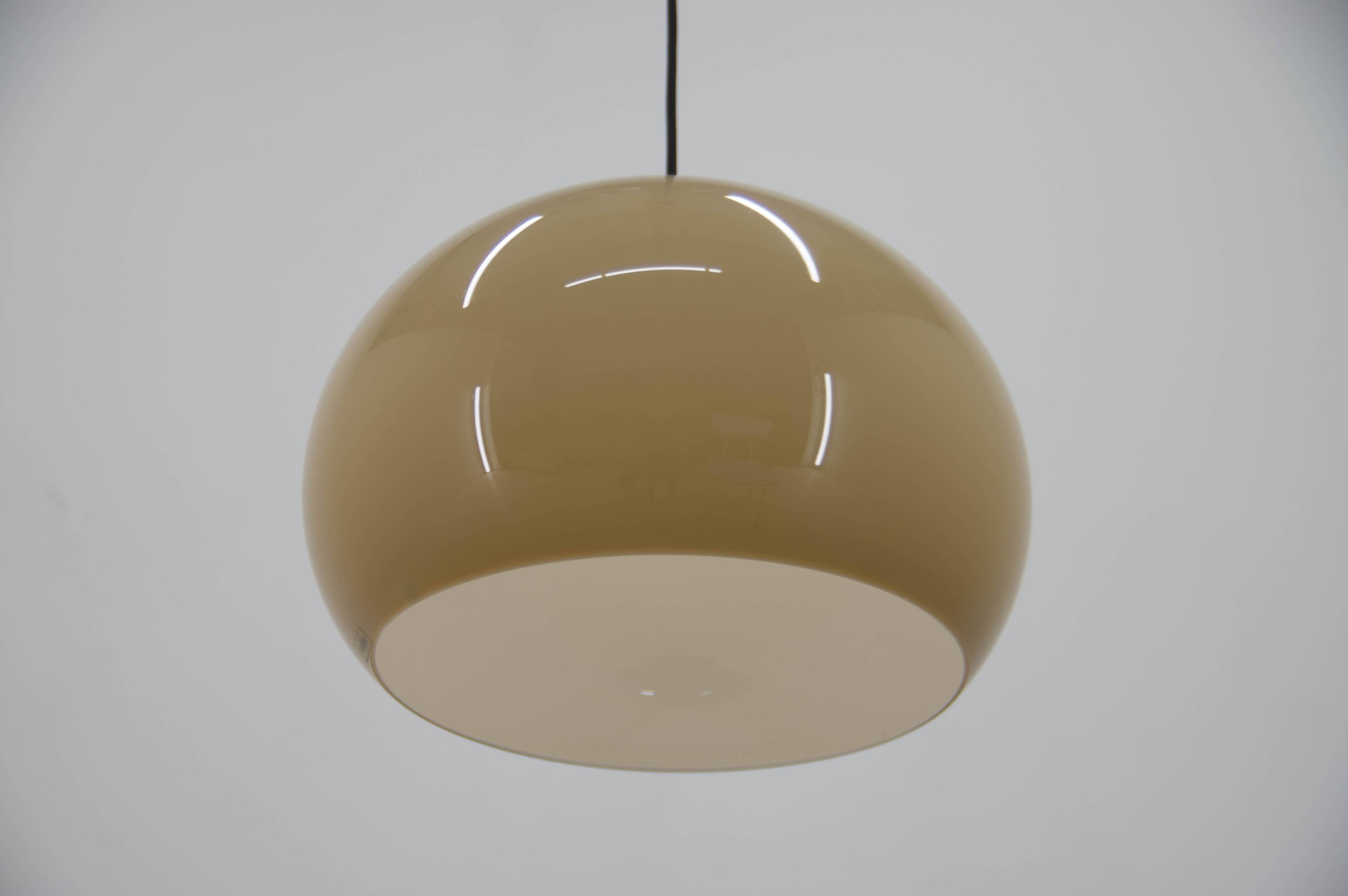 Midcentury Pendant Designed by Harvey Guzzini for Meblo, Italy, 1970s
