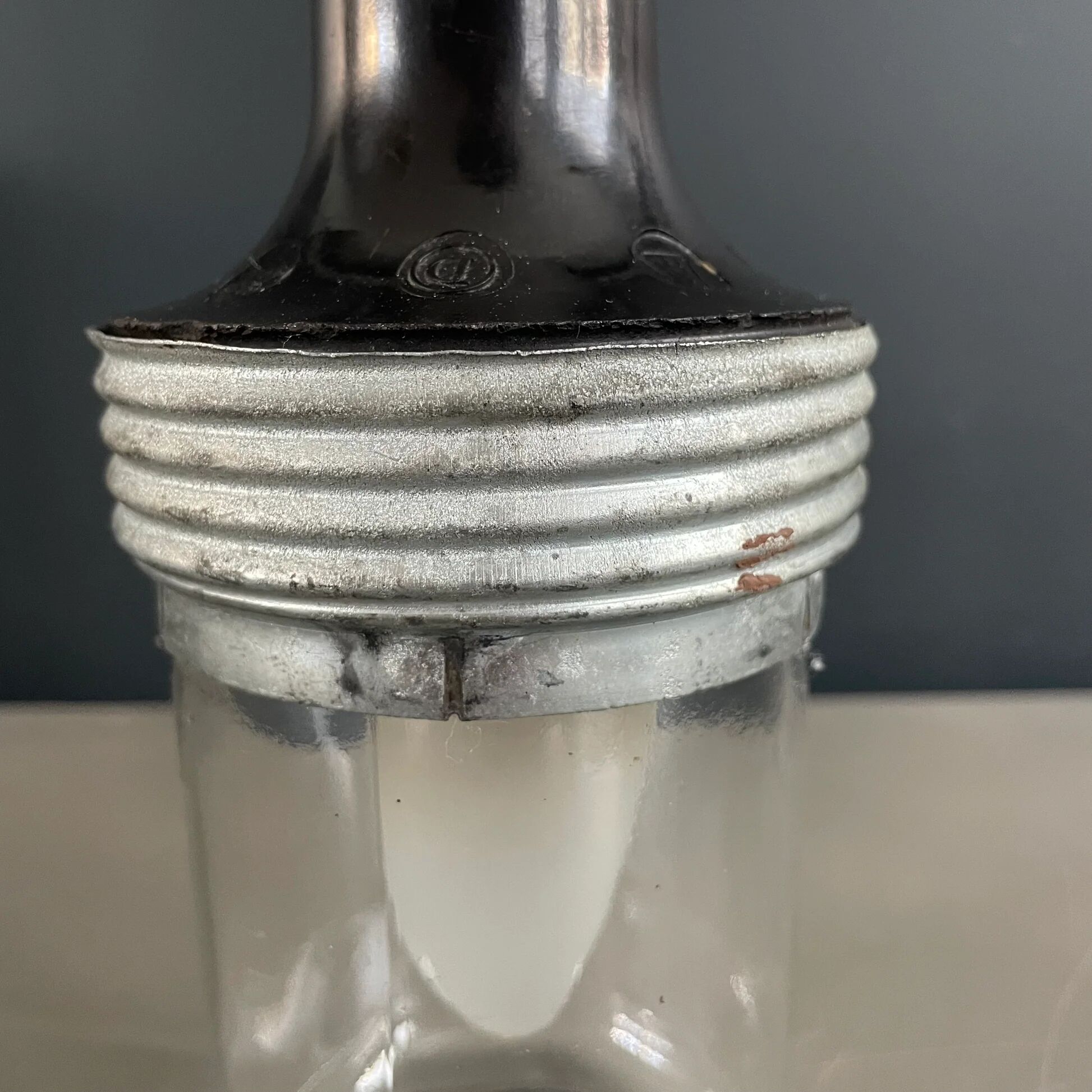 Old portable lamp