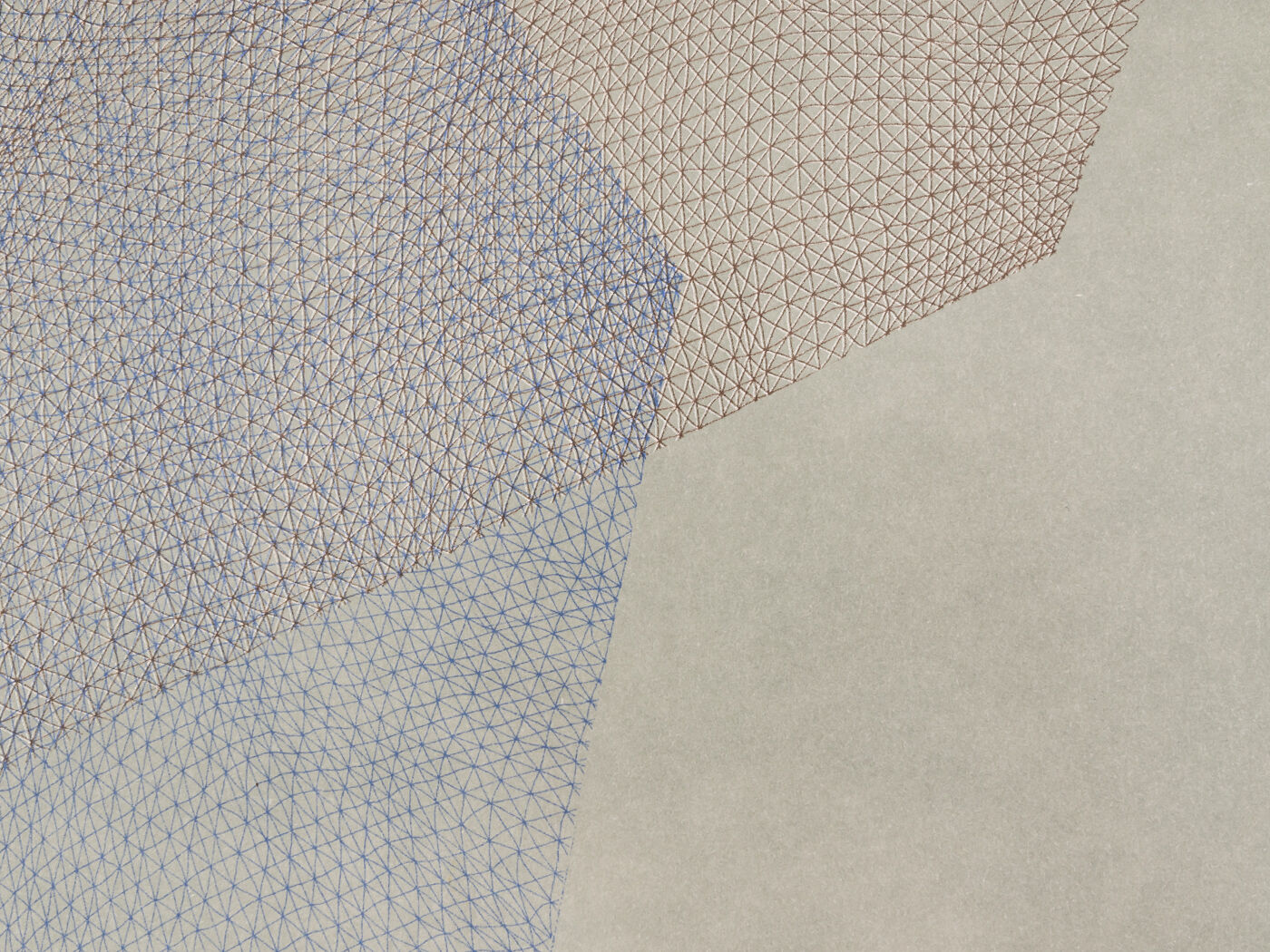 Études géométriques, Art graphique sur papier, 63 x 74cm