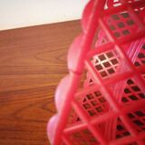 1960 Syla red plastic planter