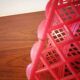 1960 Syla red plastic planter