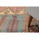 1970s Vintage Turkish Hand-Knotted Wool Cotton Orange Runner Rug 143x339