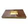 Willy Rizzo coffee table in walnut burl and brass 1970
