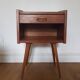 Vintage teak bedside table