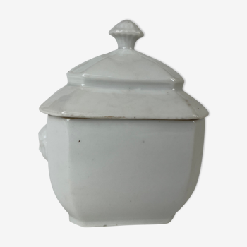 Porcelain sweetener with lid