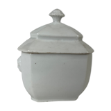 Sucrier en porcelaine à couvercle