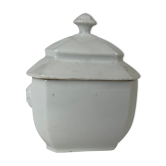 Porcelain sweetener with lid