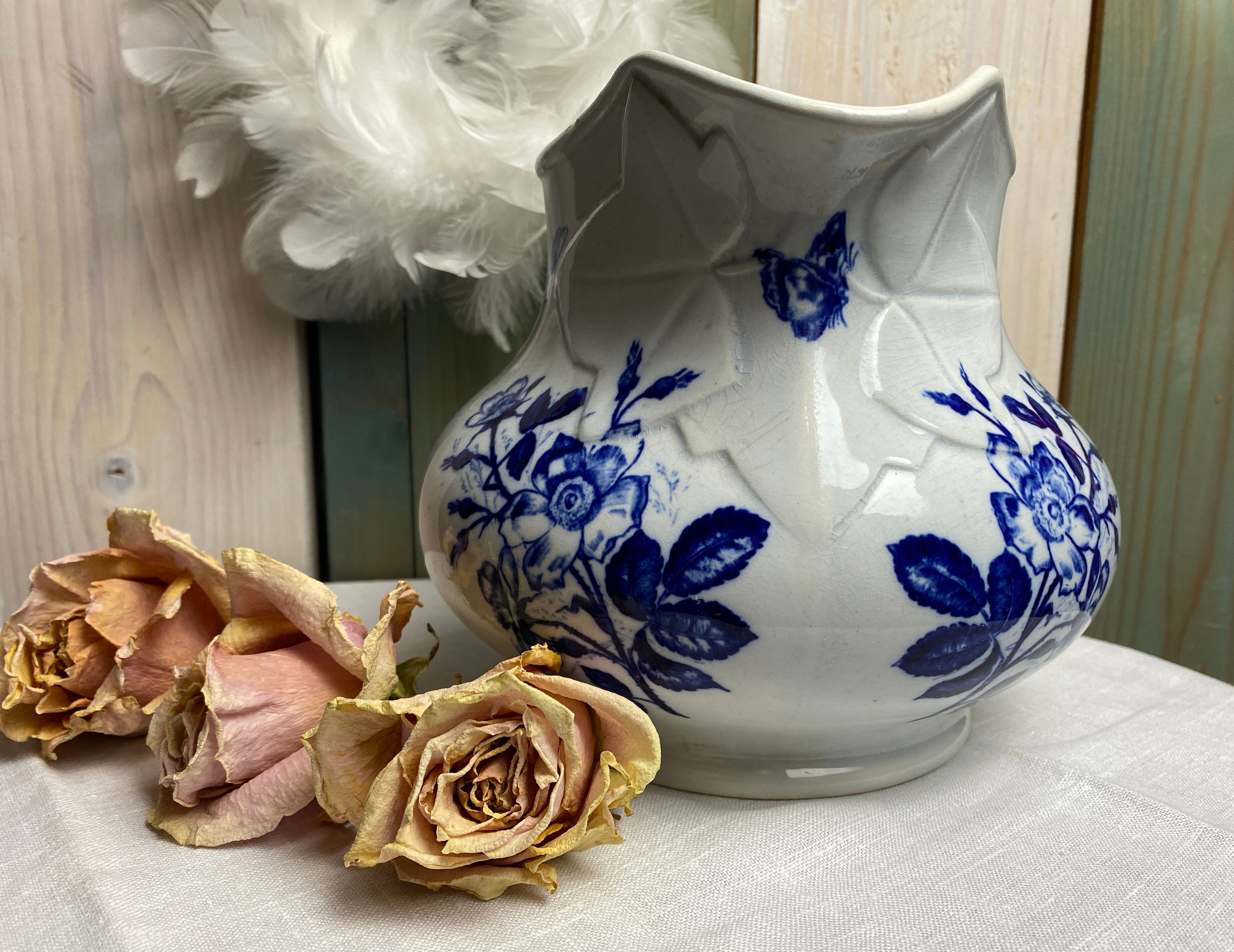 Antique toilet pitcher stamped