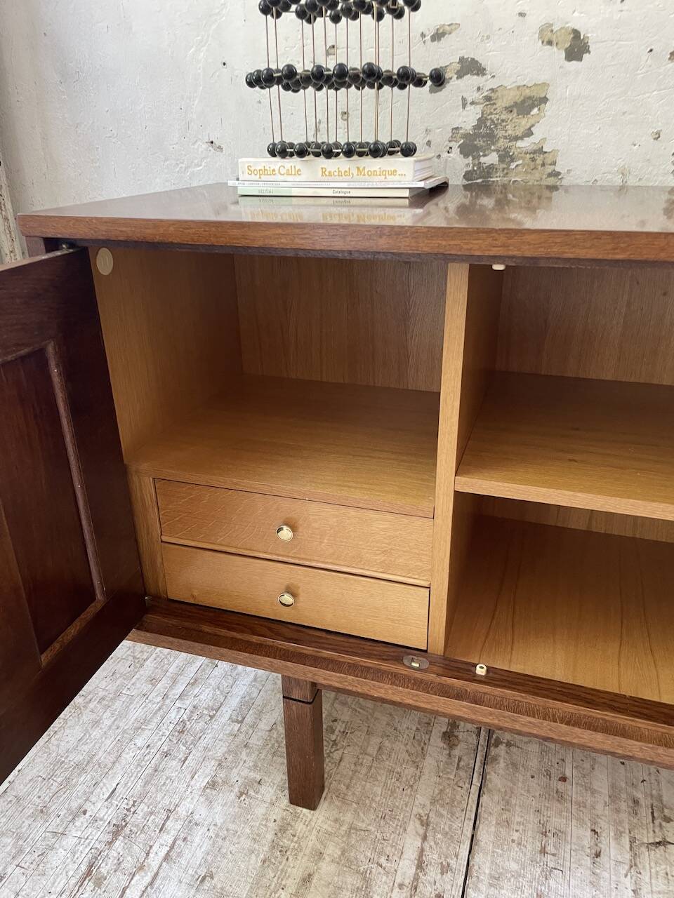 1950s modernist oak sideboard