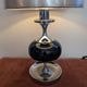 Lampe Space Age en chrome et verre