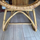 Rattan armchair