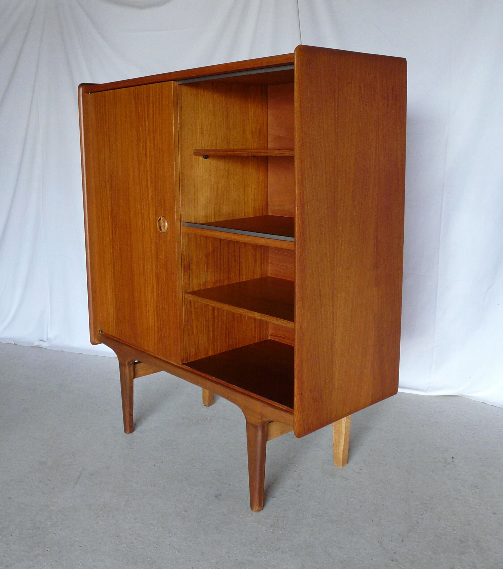Scandinavian vintage teak bar furniture