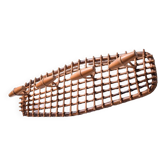 Olaf Von Bohr Bamboo & Rattan Coat Rack Hanger, Italy, 1950s