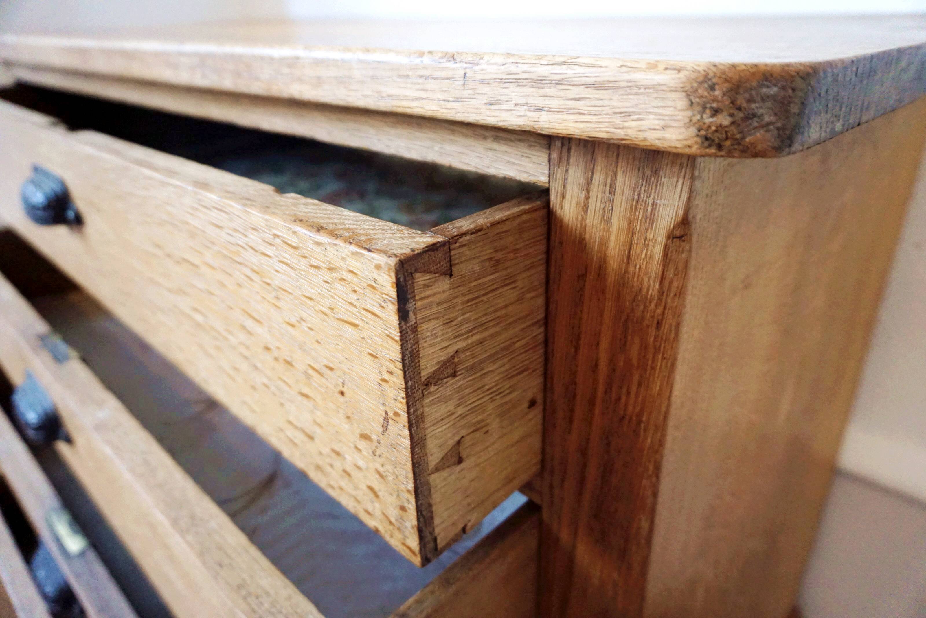 Old English chest of drawers