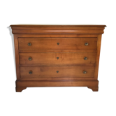 Commode en merisier 4 tiroirs