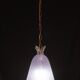 Elegant Barovier e Toso Lantern in Bubble Glass with a Rostrato glass element
