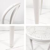 Paire de chaises bistrot vintage bois courbé, style café viennois classique