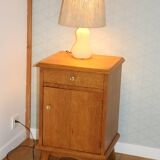 Light oak bedside table 1960