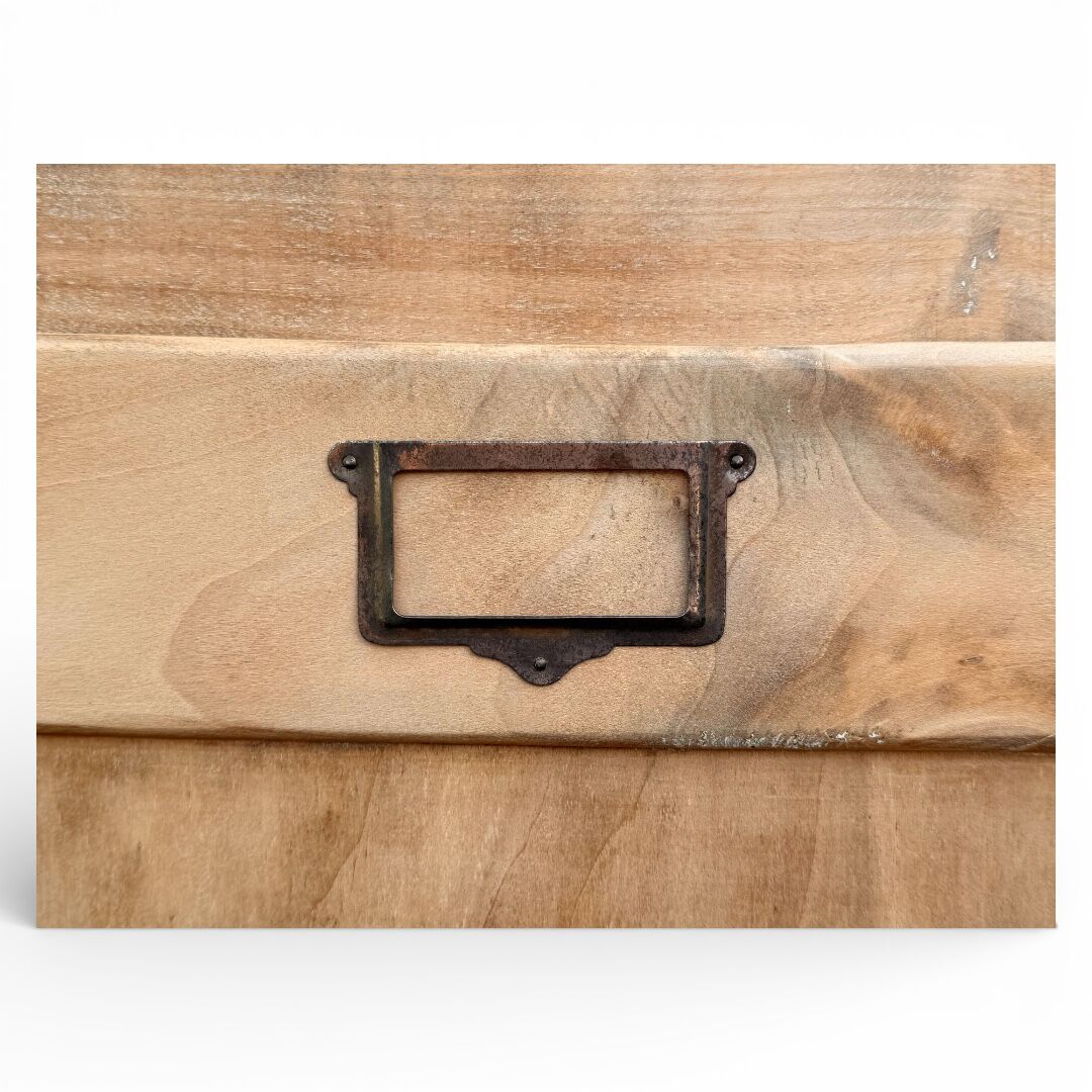 Vintage wooden wardrobe from 1940.