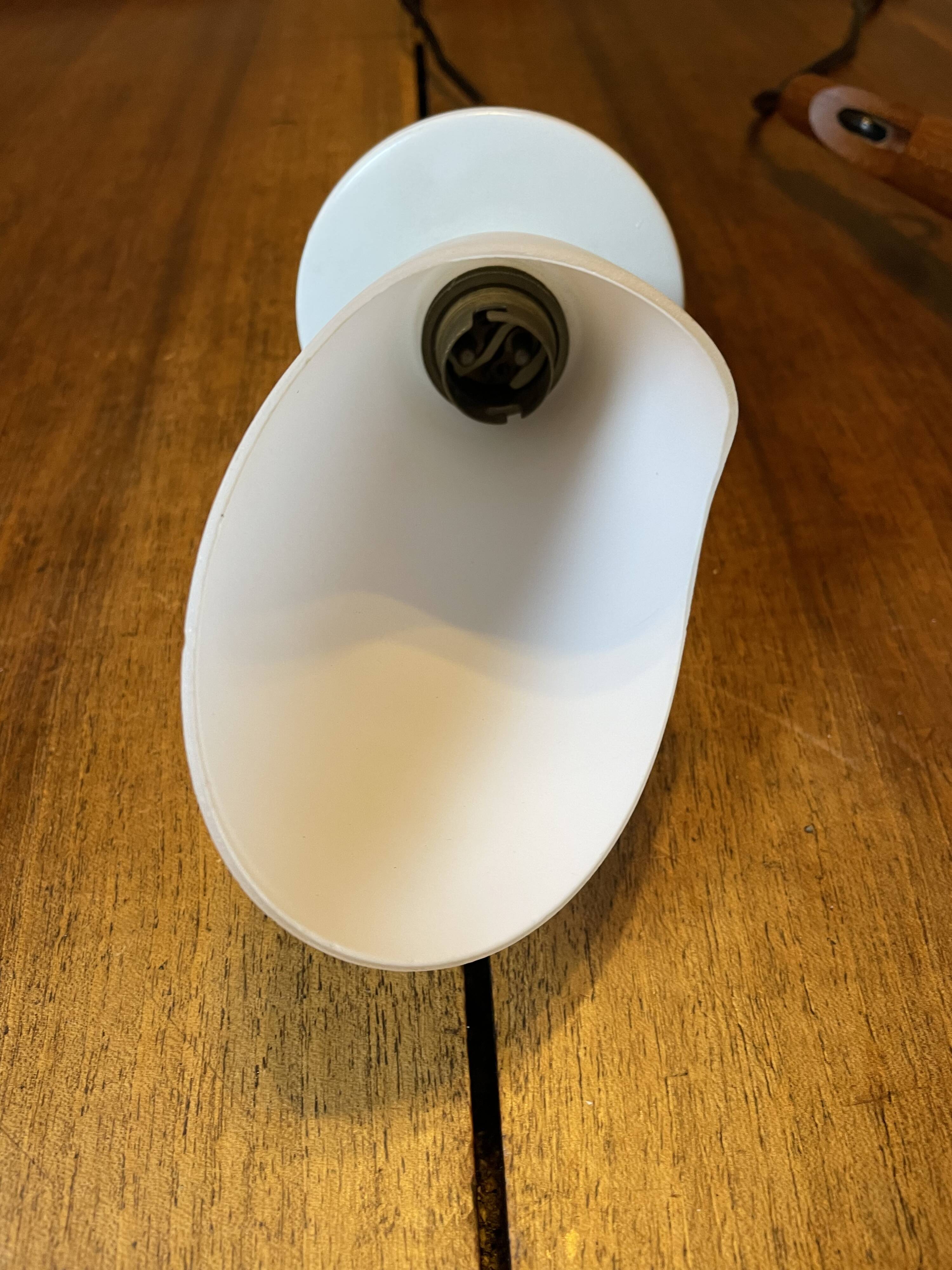 Scandinavian teak pendant light