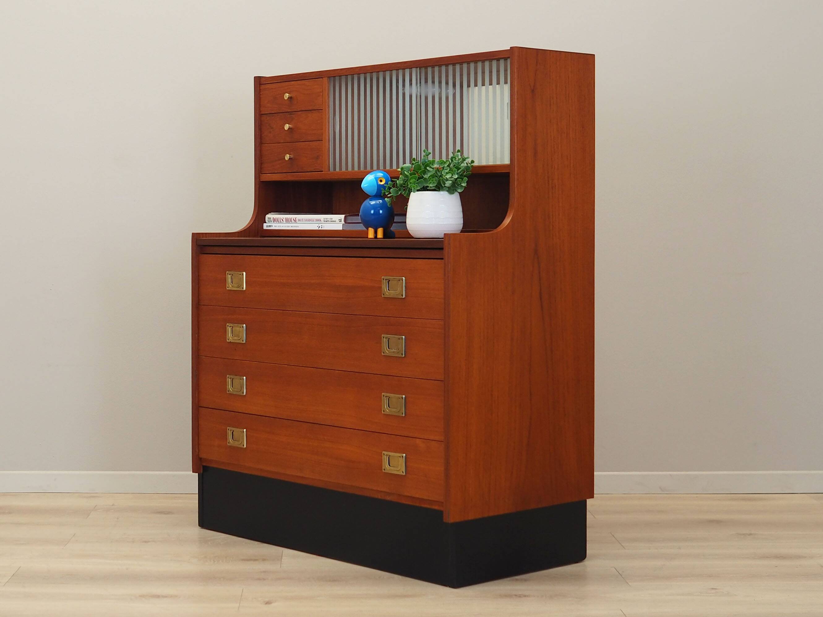 Teak secretary, Danish design, 1970s, production: Denmark