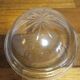 Art Deco caviar bowl in silver-plated metal and glass – 1930s