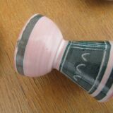 Ceramic set montgolfier yvan roy workshop - egg cup - pot - cup