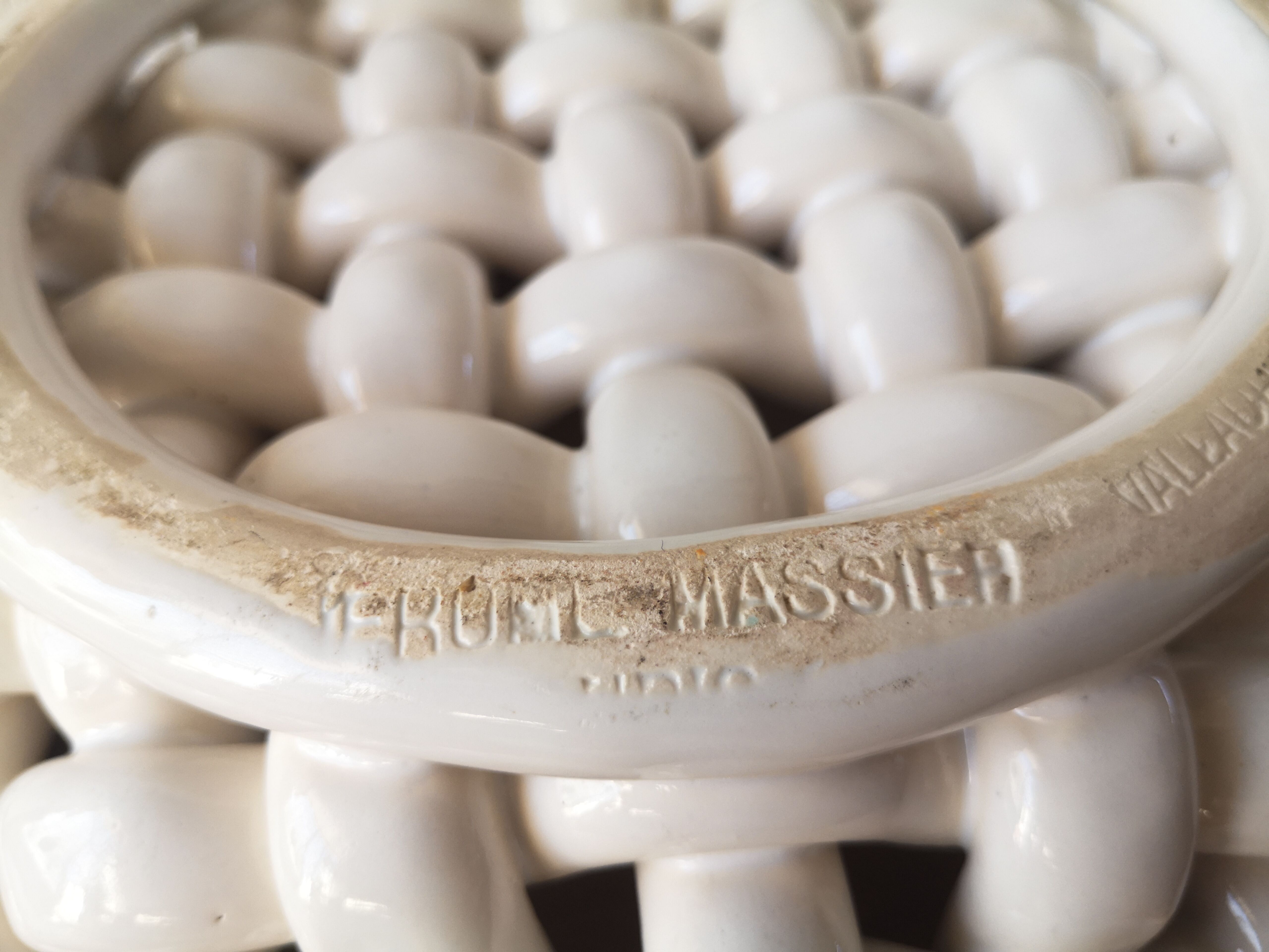 Jérôme Massier vallauris ceramic fruit cup
