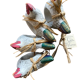 4 ronds de serviettes poule