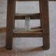 Vintage stool, solid oak stool, accent chair, decor