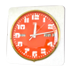 Vintage orange wall clock