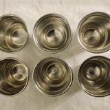 6 gobelets à liqueur « rubans croisés » Charles Vincent