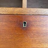 Teak and white Formica secretary, 1950