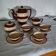 Coffee/tea service in Longchamp earthenware.