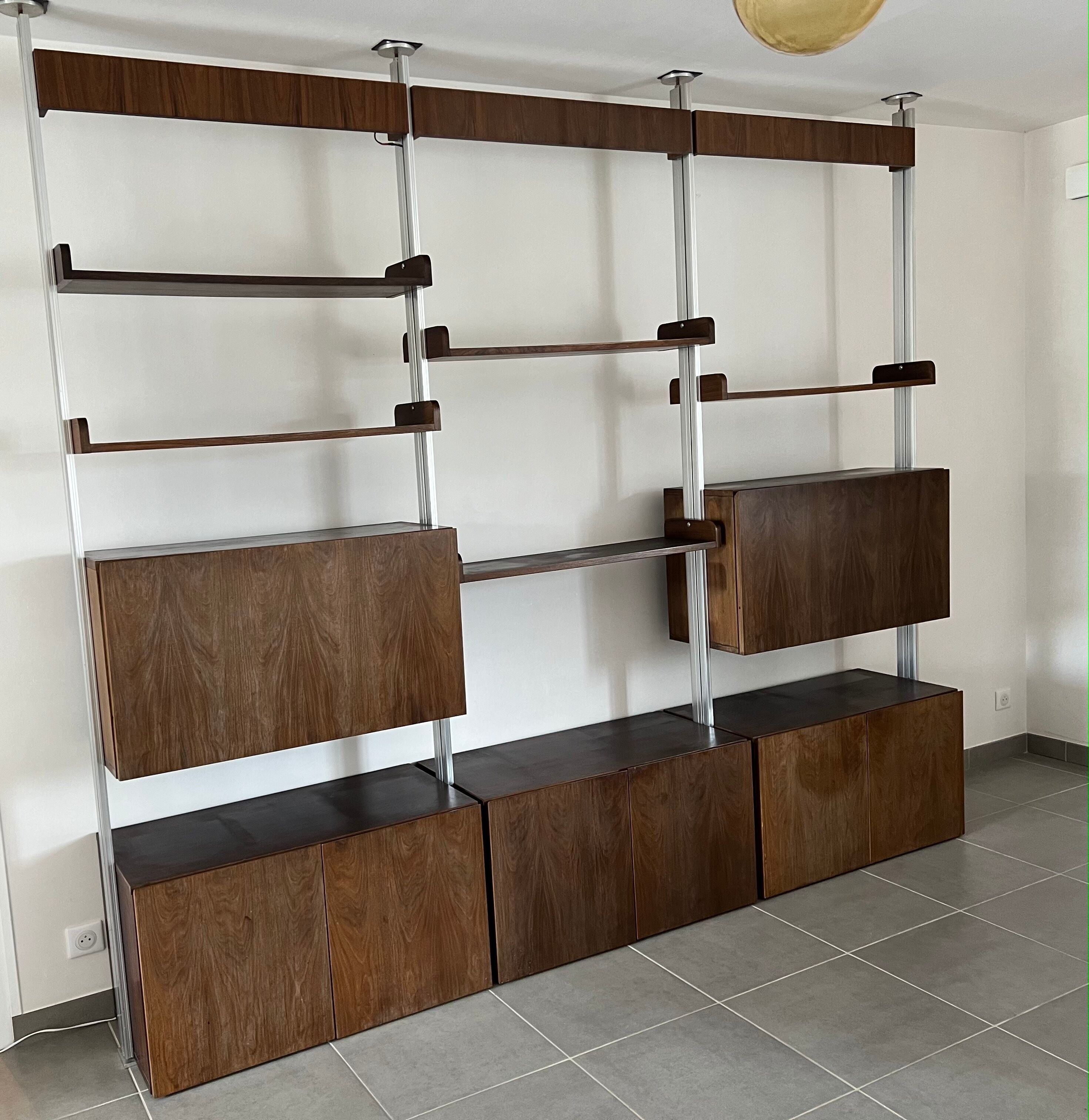 Bookcase / Modular furniture Roset line 70s