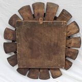 Burmese teak mirror