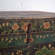 Antique Chinese chest painted in pine wood – China, circa 1900