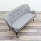 2.5-seater cocktail sofa, 1950s. Professionally restored.