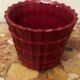 1950s Pleated Ceramic Cache Pot Bordeaux St-Clement H11/D14